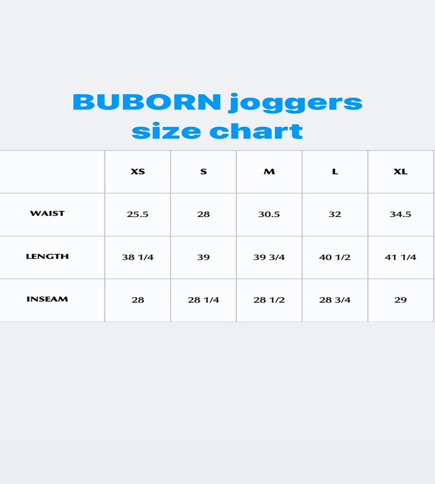 BUBORN Joggers